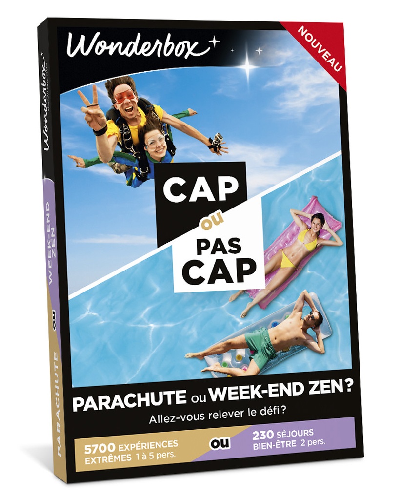 CAP OU PAS CAP - Parachute ou week-end zen ? (Wonderbox)